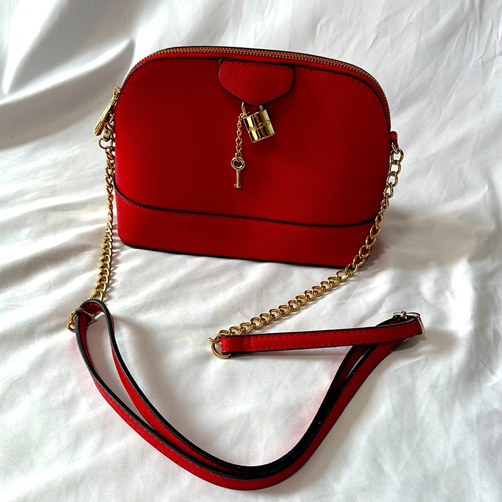 Red Aldo Purse. Like new